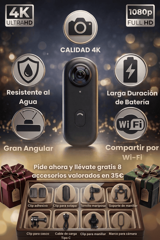 La cámara de acción Vivo Action® 4K