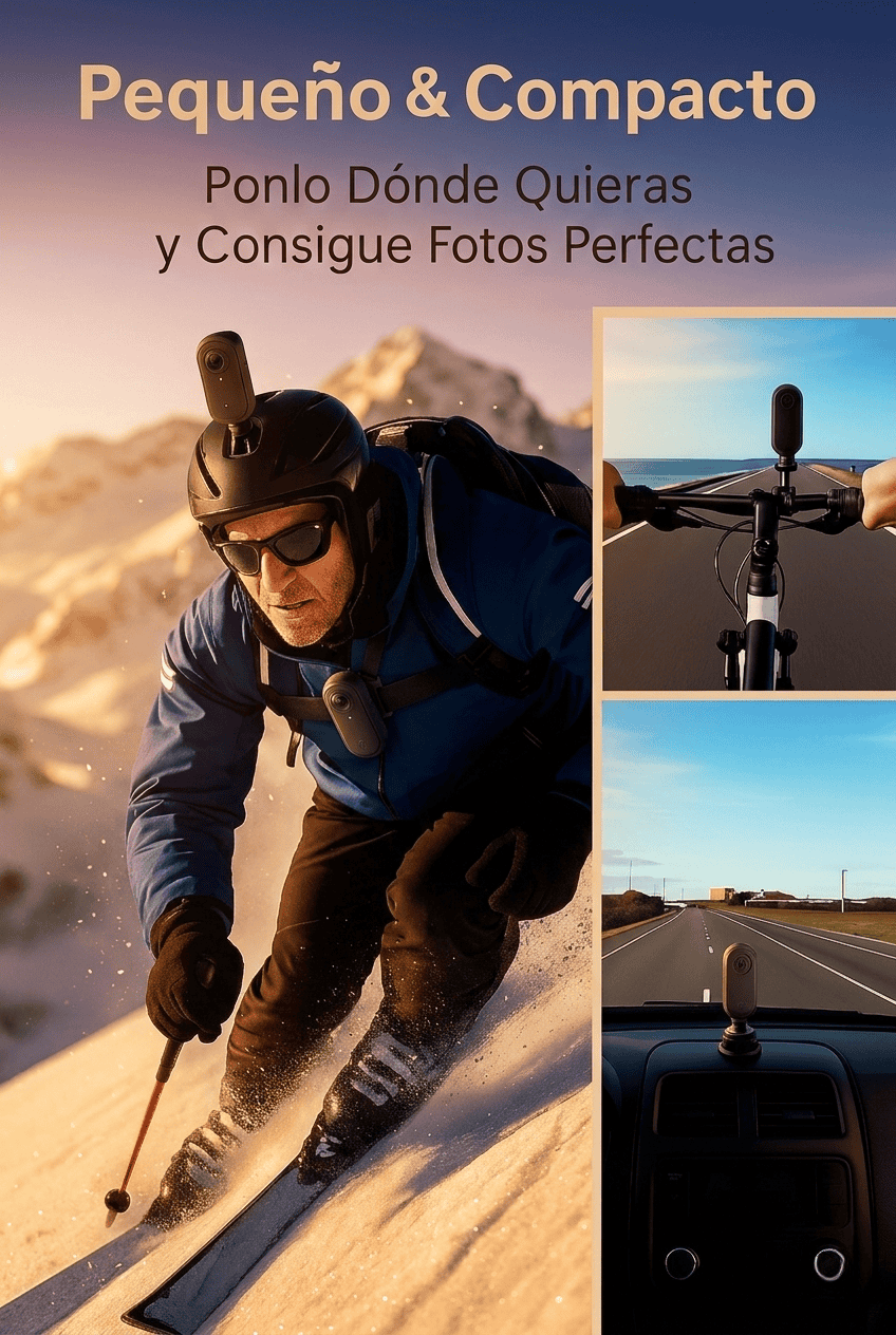 La cámara de acción Vivo Action® 4K